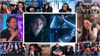 Youtubers Emotionally React To Anakin’s End Scene Reveal  AHSOKA EP 4 Ending Scene Reaction Mashup [upl. by Redvers]