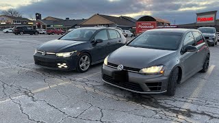 Mk8 GTI stage 1 manual vs mk7 golf r stage 1 manual [upl. by Aitel]