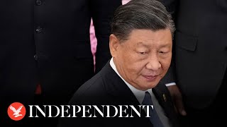 Watch again Xi Jinping arrives in San Francisco for AsiaPacific Economic Cooperation summit [upl. by Ruhtracm334]