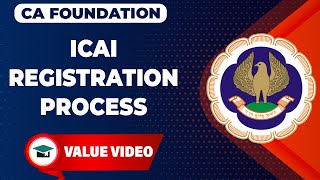 ICAI Registration Process  CA Foundation Nov 23 Registration Full Process  How To Register CA Fond [upl. by Lidda]