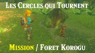 ZELDA TotK  Soluce Les cercles qui tournent  Forêt Korogu [upl. by Ydderf]