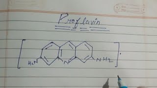 Proflavine structure pharmacy ANTISEPTIC structure IUPAC NAME PHYSICAL PROPERTY [upl. by Ikram724]