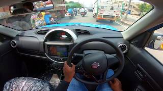 Maruti SPresso AGS First Drive Review POV City Drive CarsDinos [upl. by Kask]