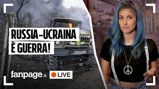 La Russia di Putin bombarda l’Ucraina è iniziata la guerra le ultime news in diretta [upl. by Jaal]