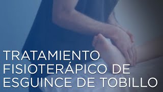 Tratamiento de fisioterapia para el esguince de tobillo  Curar un esguince con fisioterapia [upl. by Riek]