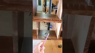 Not Perfect woodworking home custom woodworking shelves fail mistake [upl. by Ahsinar]