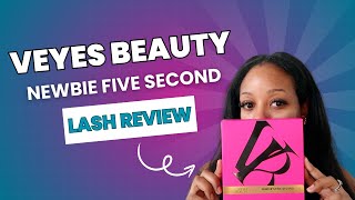 Veyes Beauty Lash Kit Review Newbie Five Second Clusters [upl. by Dotson]