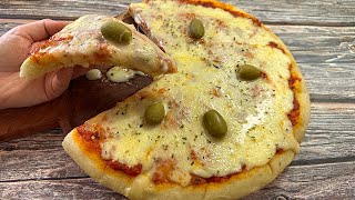 Masa de Pizza Sin Amasar ¡La mas Fácil y Deliciosa [upl. by O'Callaghan]