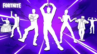 Top 50 TikTok Dances amp Emotes in Fortnite Million Dollar Baby Riches Icon Series Dances [upl. by Sardse]