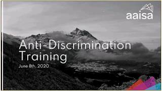 Anti Discrimination Webinar [upl. by Gilli]