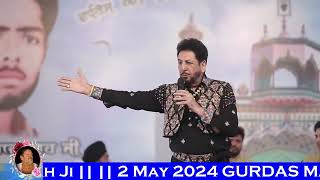 LIVE GURDAS MAAN JI LIVE 2 MAY 2024 MELA NAKODAR LIVE BABA MURAD SHAH JI NAKODAR [upl. by Olympie]