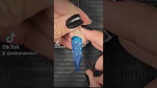 Tuto flocons de neige facile ❤️tutoflocon tutoonglesdebutantes béziers nailart nailtutorial [upl. by Hinch]