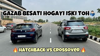 NEW BALENO VS BREZZA DRAG RACE [upl. by Katuscha261]