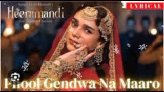 Phool gendwa na maro  Heeramandi  Aditi Rao H  Barnali C  Cover by Sohini [upl. by Sarid]