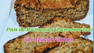 PAN DE PLATANO Y AVENA EN FREIDORA DE AIRE SALUDABLE FABI HAM [upl. by Drue688]