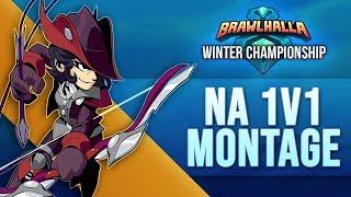 Brawlhalla Tournament Montage  NA 1v1 Winter Championship 2019 [upl. by Kachine]