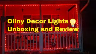 Ollny Decor Lights Unboxing And Indepth Review Great lights for inside and outdoors [upl. by Madelon]