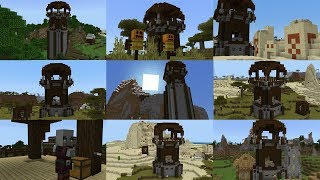 TOP 20 OUTPOST SEEDS for MINECRAFT BEDROCK EDITION Pocket Edition Xbox One Switch W10 [upl. by Seugirdor]