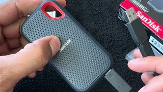 Unboxing Sandisk Extreme Portable SSD Discover Whats Inside [upl. by Locklin]