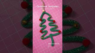 Christmas Templates available at my Etsy shop icord tricotin tricot diy IG fiolove tricotin [upl. by Nollid215]