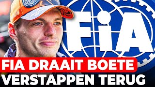 FIA draait boete van Verstappen terug 2025 laatste race in Zandvoort op dit moment l GPFans News [upl. by Aeki]