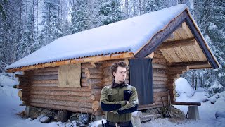 2 Years Alone Building A Log Cabin like our Forefathers [upl. by Yhotmit]