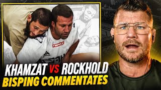 BISPING reacts KHAMZAT CHIMAEV vs LUKE ROCKHOLD  Grappling Match BREAKDOWN [upl. by Croydon]