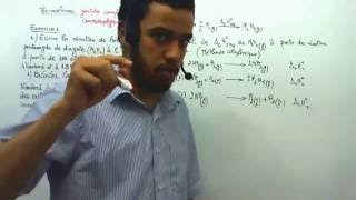 Thermochimie Exercice 1 Question 2 calcul de la variation denthalpie standard méthode algébrique [upl. by Palma]