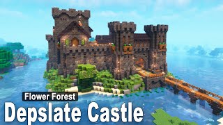 Minecraft How to build a Deepslate Castle  Tutorial part1 [upl. by Kennith747]