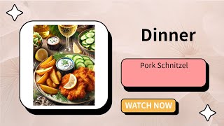 Pork Schnitzel A Classic Family Dinner [upl. by Eerrehs]