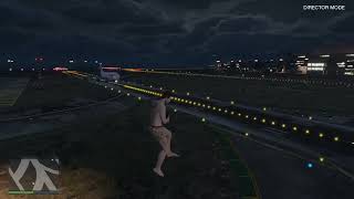 Plane accelerating weirdly quickly in GTA V [upl. by Mord]