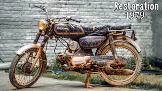 1979 Honda 110cc MotorCycle Restoration  1 [upl. by Rai]