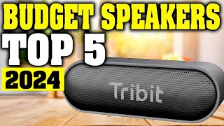 TOP 5 Best Budget Bluetooth Speaker 2024 [upl. by Ecnerwal]