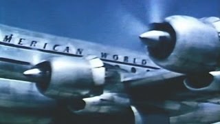 Pan American Boeing 377 Stratocruiser Promo Film  1950 [upl. by Eisoj]