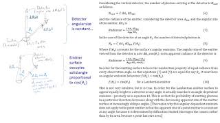 The Cosine Rule for view factors from a diffuse Lambertian surface [upl. by Yeclek]