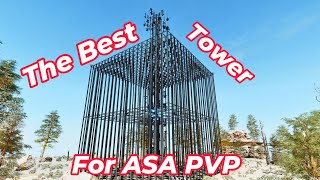 This is the best Turret tower in all of Ark Survival Ascended  ASA PVP [upl. by Nnylhsa]