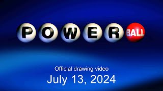 Powerball drawing for July 13 2024 [upl. by Rosalyn]