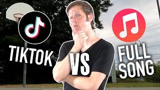 Choreographing for Tiktok vs Full Song [upl. by Ddat279]