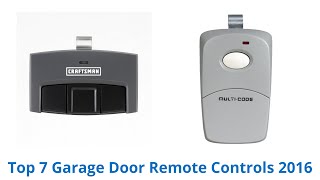 7 Best Garage Door Remote Controls 2016 [upl. by Nelak704]