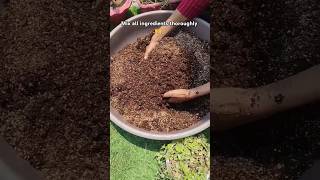 Preparing potting mix soil less🌿plants houseplants reels [upl. by Cummings]