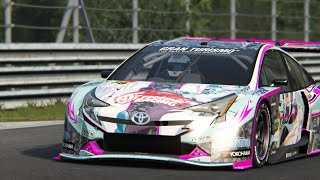 assettocorsa fanatec MADFOOT Sim Racing at the Nordschleife w a 16 Prius GT300 [upl. by Victorine231]