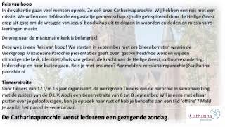 Livestream Basiliek Sint Jan  Zondag 18 augustus 2024  Eucharistieviering [upl. by Ecirpak]