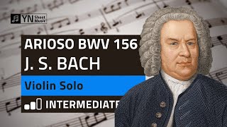 J S Bach Arioso BWV 156  Violin [upl. by Fisken802]