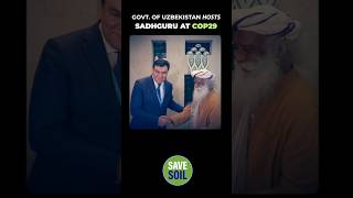 Govt of Uzbekistan Hosts Sadhguru at COP29 [upl. by Annagroeg]