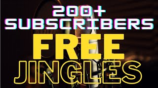 FREE RADIO JINGLES DOWNLOAD  200 subscribers reached [upl. by Iridis178]