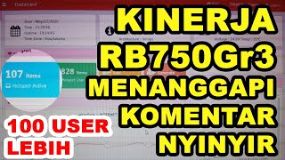 Kinerja Mikrotik RB750gr3 Menanggapi Komentar Nyinyir [upl. by Nyrahtak]