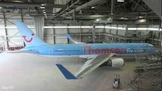 Thomson Airways  Modernising the Airline TimeLapse [upl. by Odnanref]