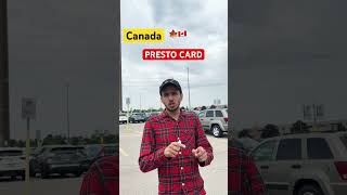 Canada Presto Card ਬਾਰੇ ਜਾਣਕਾਰੀ 🍁🇨🇦shorts youtubeshorts [upl. by Nerred513]