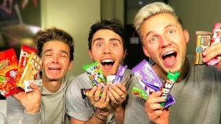 3 IDIOTS TRY CANDY  PointlessBlog RUS SUB [upl. by Marilou]