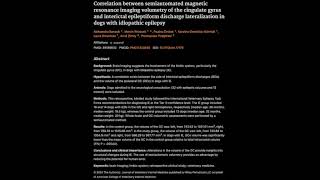 MRI Volumetric of cingulate gyrus and idiopathic epilepsy [upl. by Eicnan]